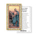 Saint Bartholomew Gold-Stamped Holy Card Keep God in Life
