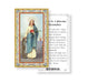 Saint Catherine of Alexandria Gold-Stamped Holy Card Keep God in Life