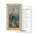 Saint Dorothy Gold-Stamped Holy Card Keep God in Life