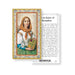 Prayer in Honor of Saint Dymphna LAMINATED Prayer Card, 5-Pack Keep God in Life
