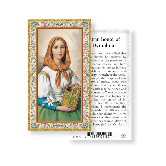 Prayer in Honor of Saint Dymphna Prayer Card, 10-Pack Keep God in Life