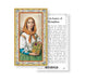 Saint Dymphna Gold-Stamped Holy Card Keep God in Life