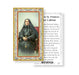 Saint Frances Cabrini Gold-Stamped Holy Card Keep God in Life