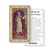 Saint William Gold-Stamped Holy Card Keep God in Life