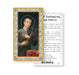 Saint Gerard Gold-Stamped Holy Card Keep God in Life