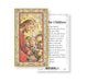 Prayer for Children Gold-Stamped Holy Card Keep God in Life