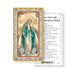 Our Lady of the Miraculous Medal Gold-Stamped Holy Card Keep God in Life