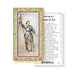 Saint Joan of Arc Gold Stamped Holy Card Keep God in Life