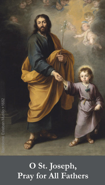 O St. Joseph Prayer for Fathers Prayer Card, 10-Pack Keep God in Life