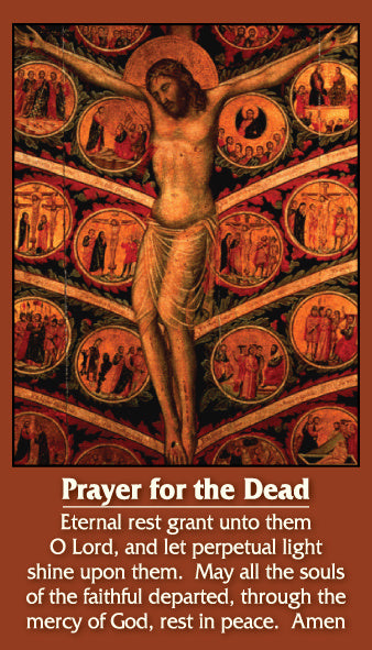 Prayer for the Dead Holy Card, 10-Pack Keep God in Life