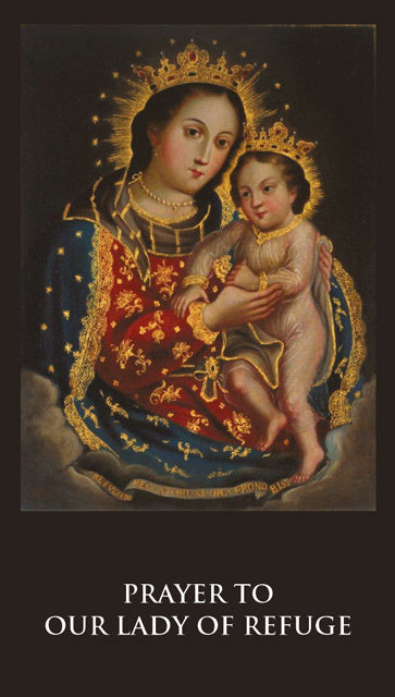 Our Lady of Refuge Prayer Card, 10-Pack Keep God in Life