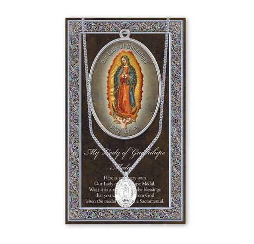 Our Lady of Guadalupe Biography Pamphlet and Patron Saint Medal Keep God in Life