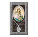 Saint Dymphna Biography Pamphlet and Patron Saint Medal Keep God in Life