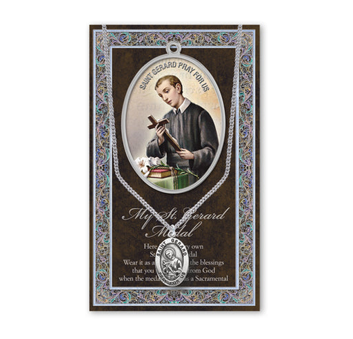 Saint Gerard Biography Pamphlet and Patron Saint Medal Keep God in Life