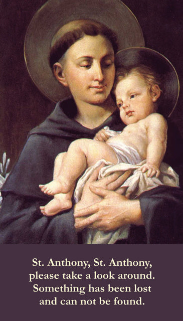 St. Anthony Prayer Card, 10-Pack Keep God in Life