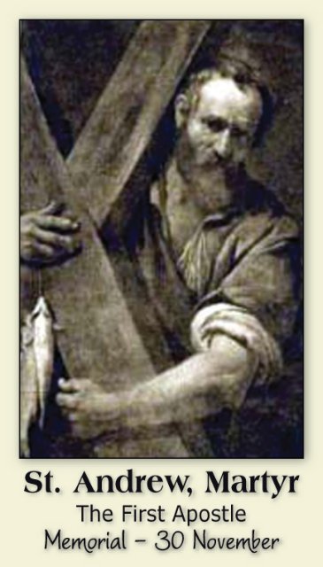St. Andrew Prayer Card, 10-Pack Keep God in Life