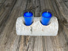 White Birch Candle Display, 2 Candles Included Keep God in Life