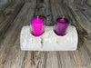 White Birch Candle Display, 2 Candles Included Keep God in Life