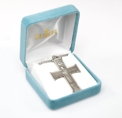 Saint Francis Sterling Silver Cross Keep God in Life