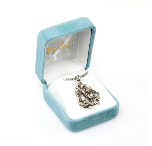 Saint Michael Sterling Silver Medal Keep God in Life