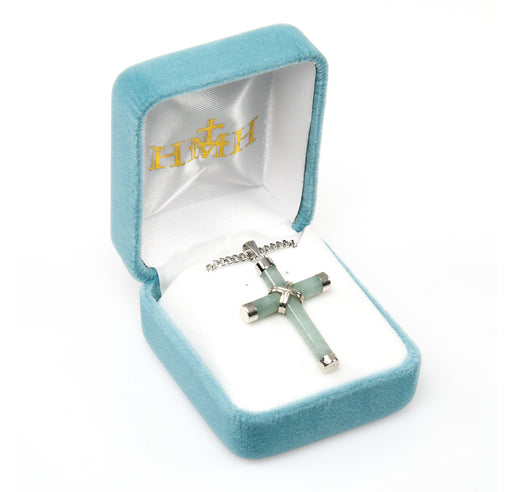 Genuine Aventurine Cross Keep God in Life