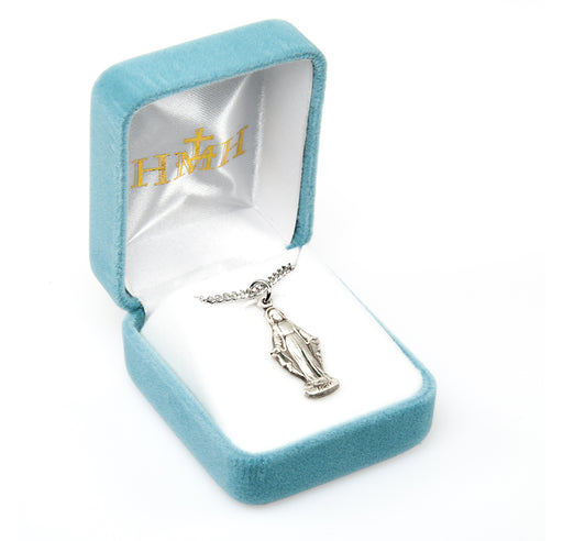 Our Lady of Grace Sterling Silver Medal Keep God in Life