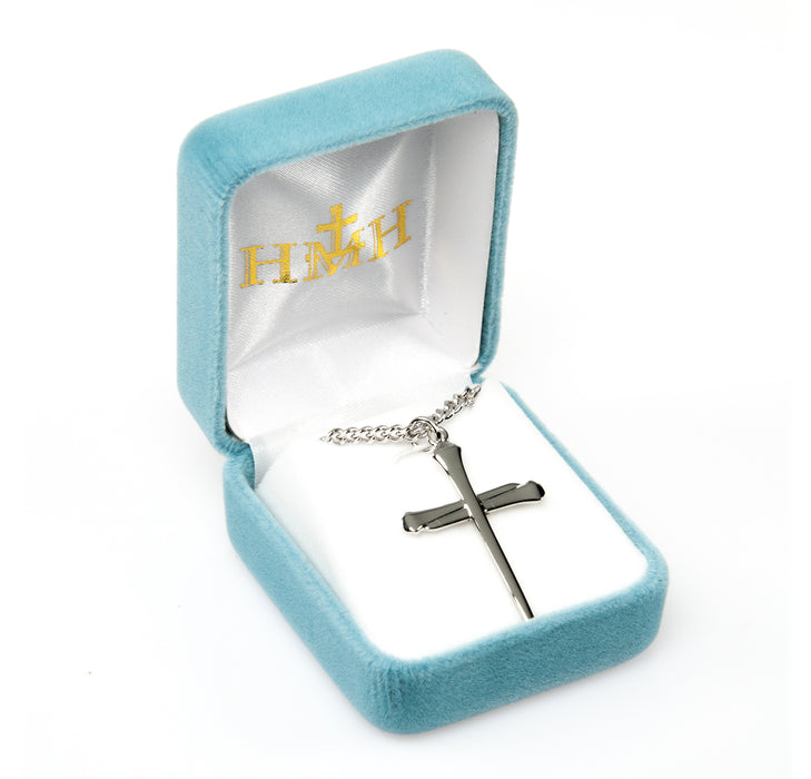 Sterling Silver Nail Cross Keep God in Life