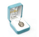 Patron Saint Julia Round Sterling Silver Medal Keep God in Life