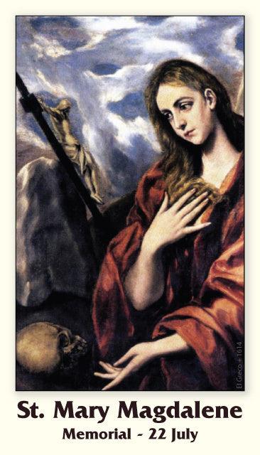St. Mary Magdalene Prayer Cards (10 Pack) Keeping God in Sports
