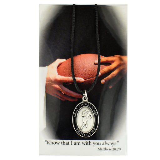 (PSD681FT) BOYS FOOTBALL PRAY CARD SET Keep God in Life