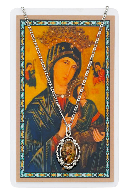 (PSD759) PERPETUAL HELP PRAYER CARD SET Keep God in Life