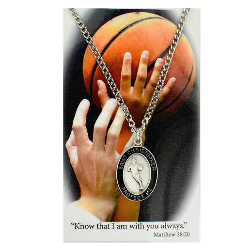 (PSD679BK) BOY BASKETBALL PRAYER CARD SET Keep God in Life