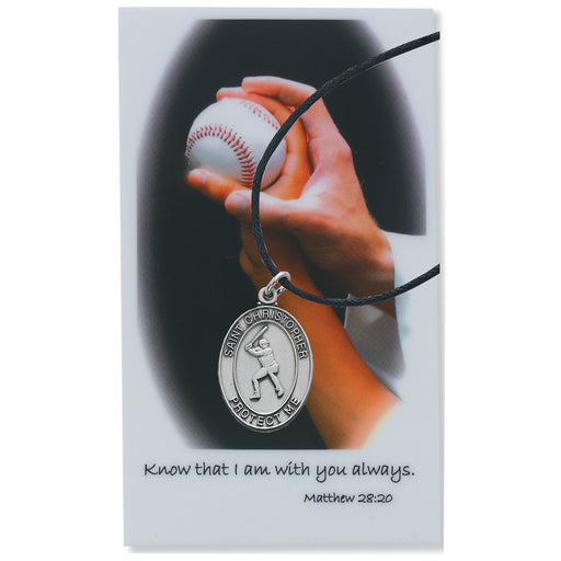 (PSD770BS) BOYS BASEBALL PRAYER CARD SET Keep God in Life