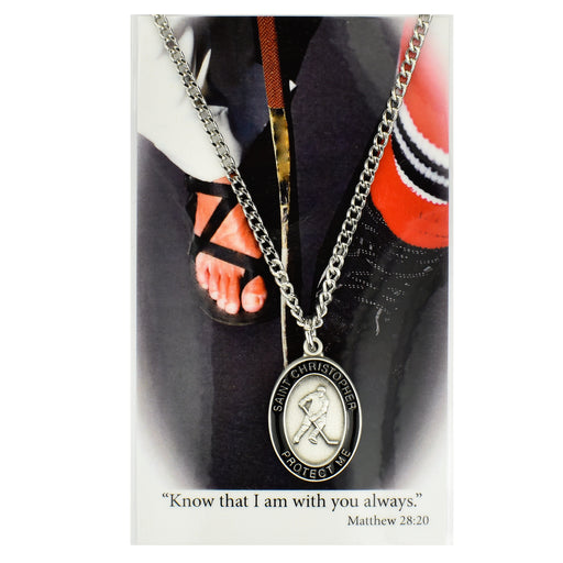 (PSD679HK) BOY HOCKEY PRAYER CARD SET Keep God in Life