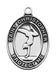 (D676CL) PEWTER GIRL CHEERLEADING MEDAL Keep God in Life