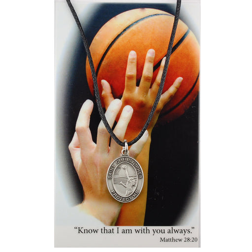 (PSD671BK) GIRLS BASKETBALL PRAY CARD SET Keep God in Life