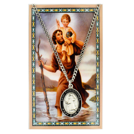 (PSD680CH) ST CHRISTOPHER PRAYER CARD SET Keep God in Life