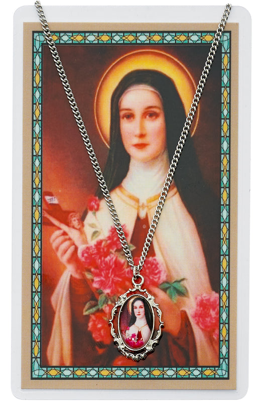 (PSD729) ST THERESE PRAYER CARD SET Keep God in Life