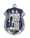(D758) PEWTER ST MICHAEL MEDAL 24" CH Keep God in Life