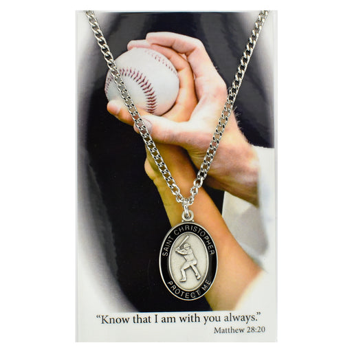 (PSD679BS) BOYS BASEBALL PRAYER CARD SET Keep God in Life