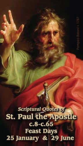St. Paul Prayer Card, 10-Pack Keep God in Life