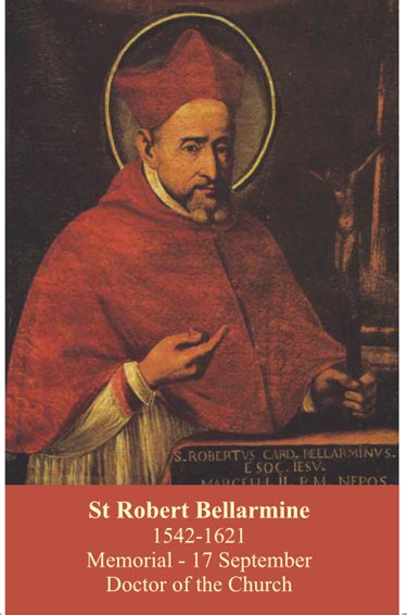 St. Robert Bellarmine Prayer Card, 10-Pack Keep God in Life