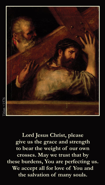 Splinters from the Cross Holy Card, 10-Pack Keep God in Life