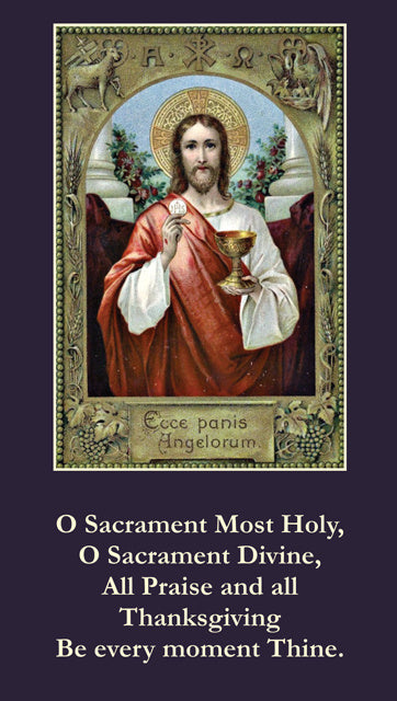 Blessed Sacrament Prayer Cards (10 Pack) Keeping God in Sports