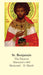 St. Benjamin LAMINATED Prayer Cards (5 Pack) Keeping God in Sports