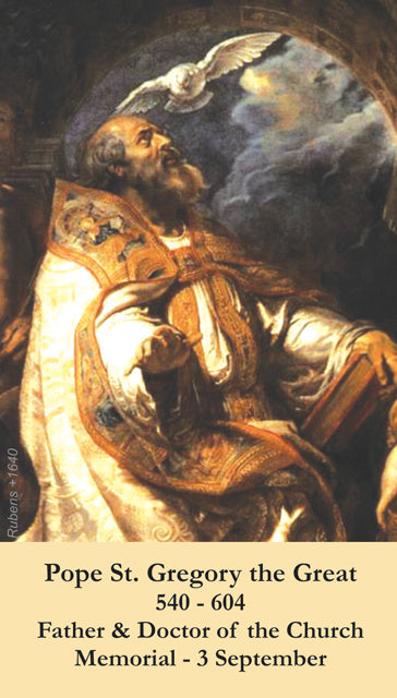 St. Gregory Prayer Card, 10-Pack Keep God in Life