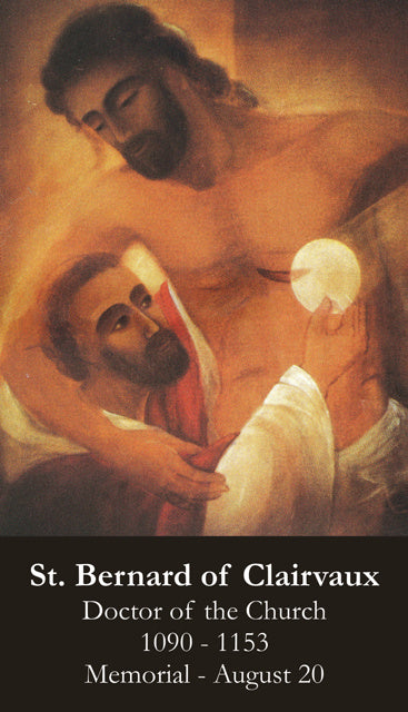 St. Bernard Prayer Card, 10-Pack Keep God in Life