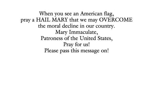 Pray for the USA LAMINATED Prayer Card, 5-Pack Keep God in Life