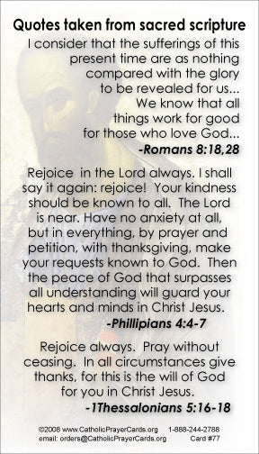St. Paul Prayer Card, 10-Pack Keep God in Life